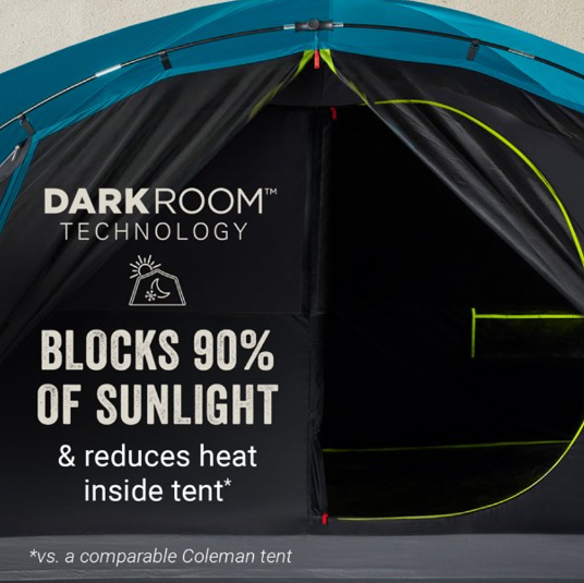 Coleman Dark Room SkyDome Tent